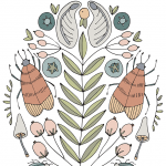 Free Coloring Page from Shrimp Salad Circus - Nature Doodles