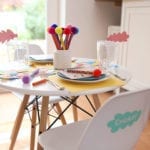 Colorful Kids Thanksgiving Table Ideas 3